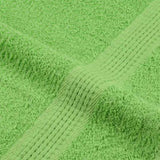 Towels 10 pcs Apple Green 100x200 cm 360 gsm 100% Cotton 137036