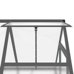 ZNTS Greenhouse with Base Frame Anthracite 169x114x195 cm Aluminium 4005824