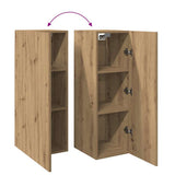 TV Cabinets 2 pcs Artisan Oak 30.5x30x90 cm Engineered Wood 856397