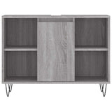 Bathroom Cabinet Grey Sonoma 80x33x60 cm Engineered Wood 831634