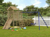 Outdoor Playset Natural wood Vacuum pressure treated pinewood Large 3155872