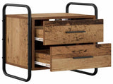 Hanging Bedside Cabinet 2 pcs Old Wood 40 x 30 x 50 cm 8013551