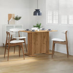 ZNTS Dining Table Artisan Oak 110x60x75 cm Engineered Wood 855809