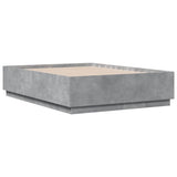 Bed Frame without Mattress Concrete Grey 140x190 cm 3209733