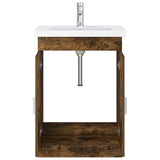 Bathroom Furniture Set Smoked Oak 61 x 40 x 84.5 cm 3404354