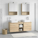 Bathroom Furniture Set 5 pcs Sonoma Oak 3406761