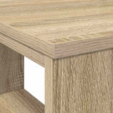 Desk with Shelf Sonoma Oak 90 x 50 x 75 cm Engineered Wood 869508