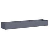 Planter Anthracite 360x80x40 cm Steel 860768
