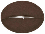 Cushion with Pillow HEERLEN 6 pcs Brown Fabric 929646