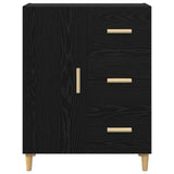 Sideboard Black oak 34 x 69.5 x 90 cm Engineered wood 880654