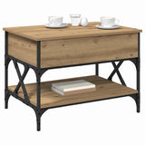 Coffee Table Artisan Oak 70 x 50 x 50 cm Engineered Wood 883039