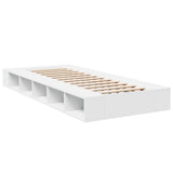 Bed Frame without Mattress White 100x200 cm 3280510