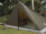 Backpacking Tent Brown and Grey 4-Person 42019354