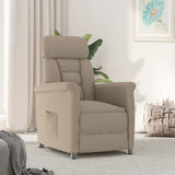 Recliner Chair Taupe Taupe 70.5 x 96.5 x 95 cm Polyester 348400