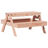 Picnic Table for Kids 88x97x52 cm Solid Wood Douglas 832599