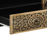 TV Cabinet 105x33x46 cm Solid Wood Mango 358226