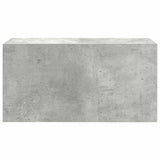 Bathroom Wall Cabinet Concrete Grey 60x25x30 cm Engineered Wood 860061