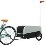Bike Trailer Black and Grey 45 kg Iron 94049