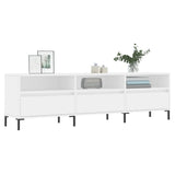 TV Cabinet White 150x30x44.5 cm Engineered Wood 831284