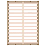 Bed Frame without Mattress Honey Brown 120x200 cm Solid Wood 820794