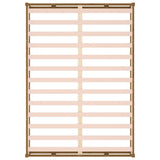 Bed Frame without Mattress Honey Brown 200x200 cm Solid Wood 820819