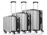 3 Pcs Suitcase Lightweight ABS Carry-on Hand Luggage 4 Spinner Wheels Trolley Case 39703838