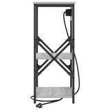 Bedside Cabinet with Shelf 2 pcs Grey Sonoma 41 x 31 x 76 cm 859532