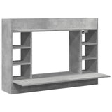 Wall-Mounted Desk Concrete Grey 105x48x75 cm Engineered Wood 847971