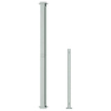 Patio Retractable Side Awning 180x500 cm Cream 313406