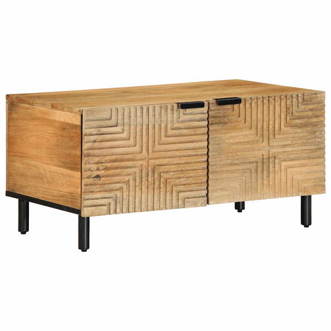 Coffee Table Brown 80x50x40 cm Solid Wood Mango 4017725