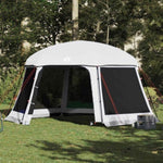 ZNTS Pool Tent with Removable Fly & Mesh Walls Grey 512x458 cm 4100627