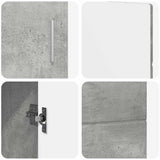 Sideboard with Shelf FLORIN Concrete Grey 88.5 x 30.5 x 55.5 cm 880294