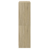 Highboard with Doors Sonoma Oak 68x37x142 cm Engineered Wood 3295859