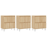 Sideboards 3 pcs Sonoma Oak Engineered Wood 3190200