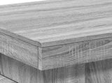 Coffee Table with LED Lights Grey Sonoma 50x50x40 cm 839845