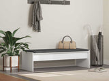 Hall Bench with Cushion White 103 x 38 x 40 cm 891560