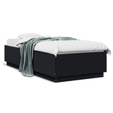 Bed Frame without Mattress Black 100x200 cm 3209717