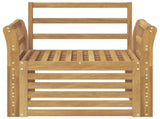 Outdoor Sofa Set Solid Acacia Wood White 3439096