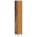 Bathroom Cabinet with Open Shelf HAARLEM Old Wood 896823