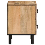 ZNTS Bedside Cabinet 40x33x46 cm Solid Wood Mango 358210