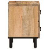 ZNTS Bedside Cabinet 40x33x46 cm Solid Wood Mango 358210