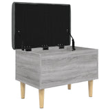 Storage Bench Grey Sonoma 62x42x46 cm Engineered Wood 835073