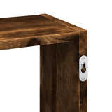 Wall Shelf Smoked Oak 159x18x66 cm Engineered Wood 853303