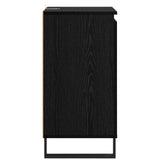 Sideboard Black Oak 40 x 35 x 70 cm Engineered Wood 881689