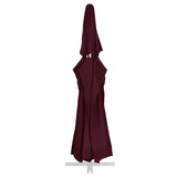Replacement Fabric for Outdoor Parasol Bordeaux Red 610 cm 312550