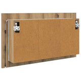 Bathroom Mirror Cabinet with Shelf Artisan Oak 80 x 12 x 45 cm 886227