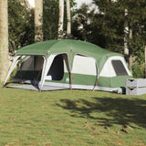 ZNTS Family Tent with Porch Dome 9-Person Green Waterproof 4009584