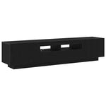 TV Cabinet 2 pcs Black 180 x 35 x 40 cm Engineered wood 3333062