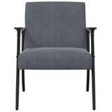 Armchair Dark Grey 59 x 75 x 78 cm Velvet 42017680