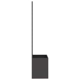 Garden Privacy Screen Black 50 x 150 cm Cold-rolled steel 876469